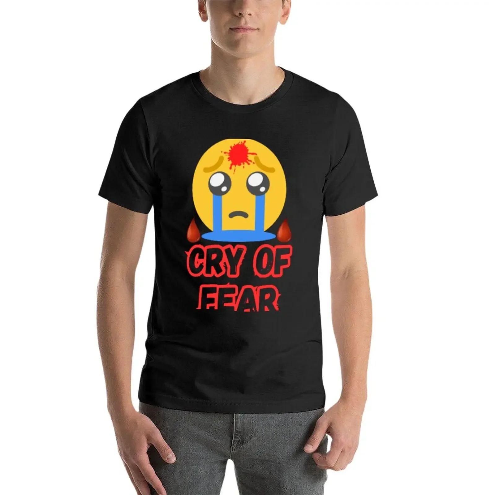 Новая футболка Cry of Fear белые футболки для мальчиков винтажная с графикой топы