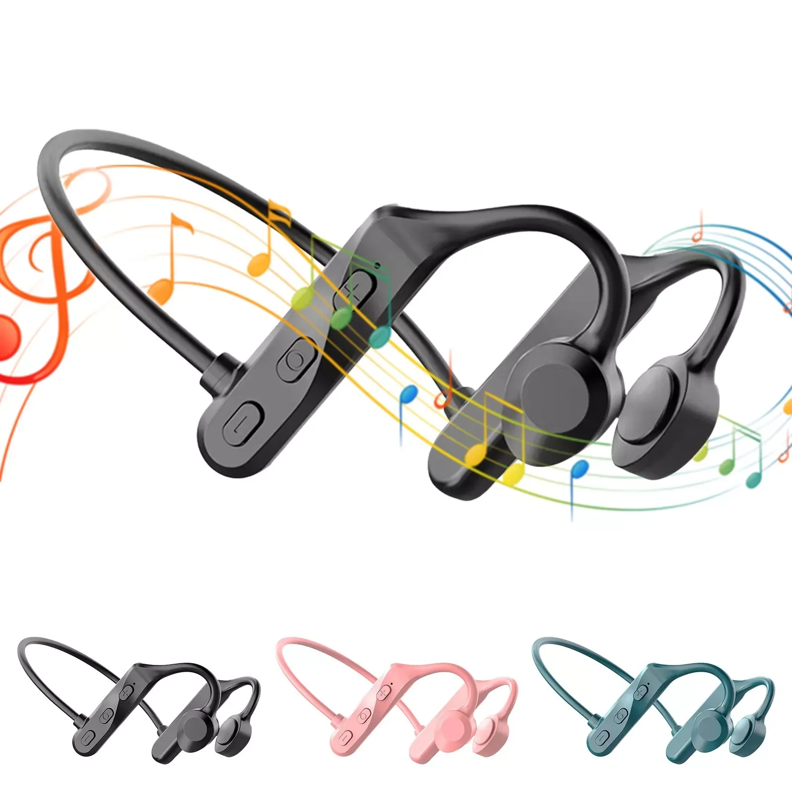 

Hot Sale Bone Conduction Headset Wireless Bluetooth Headset 5.0 Sports Noise Reduction Handsfree bluetooth headset accessories