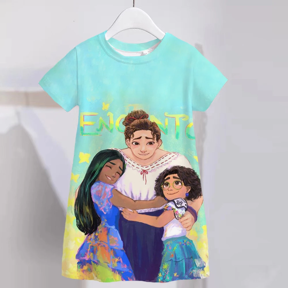 

Платье-футболка для маленьких девочек с изображением Диснея милая детская одежда без рукавов Детское элегантное вечернее праздничное плат...