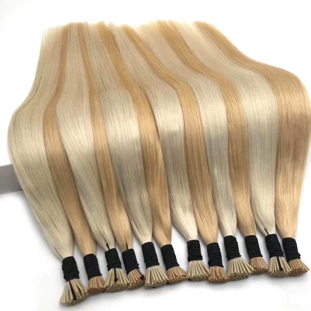 100 человеческие волосы для наращивания кончиков необработанное качество