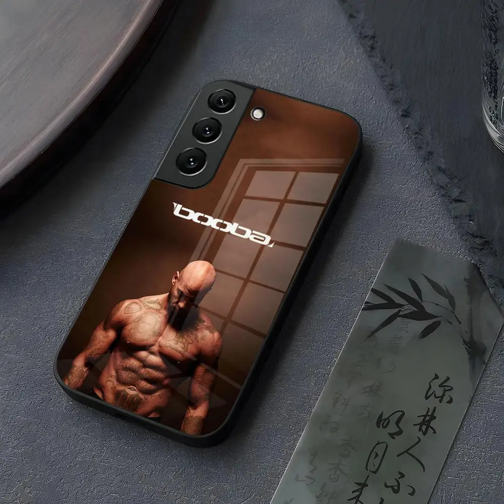 Чехол для телефона Booba Rapper Glass Samsung Galaxy S20 S25 S21 S22 S24 S23 Ultra Fe Plus A34 A54 A16 A24 A52 A53 M54 Coque