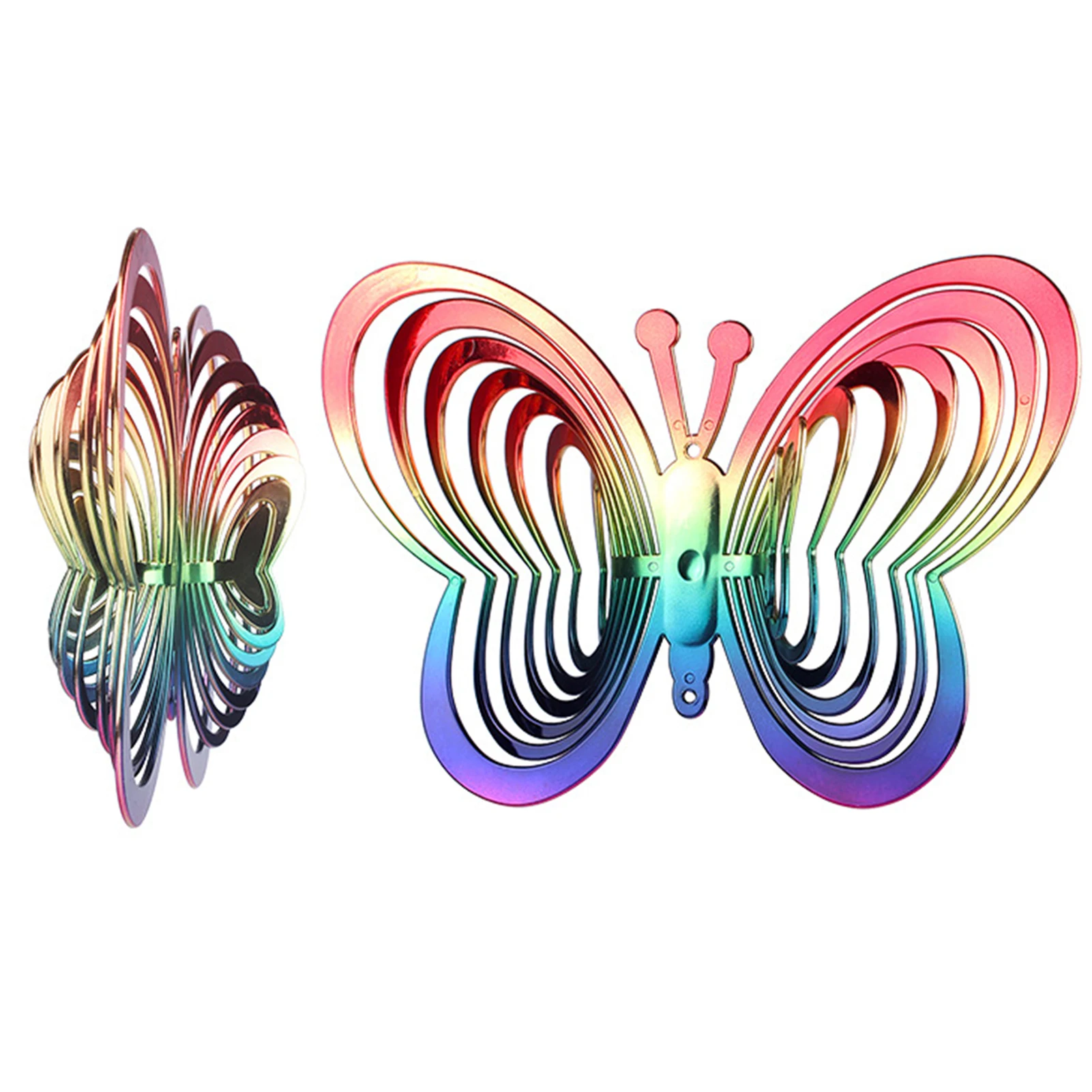 

Reflective Butterfly Windmill Decor Butterfly Wind Chimes Metal Wind Spinner Garden Decoration