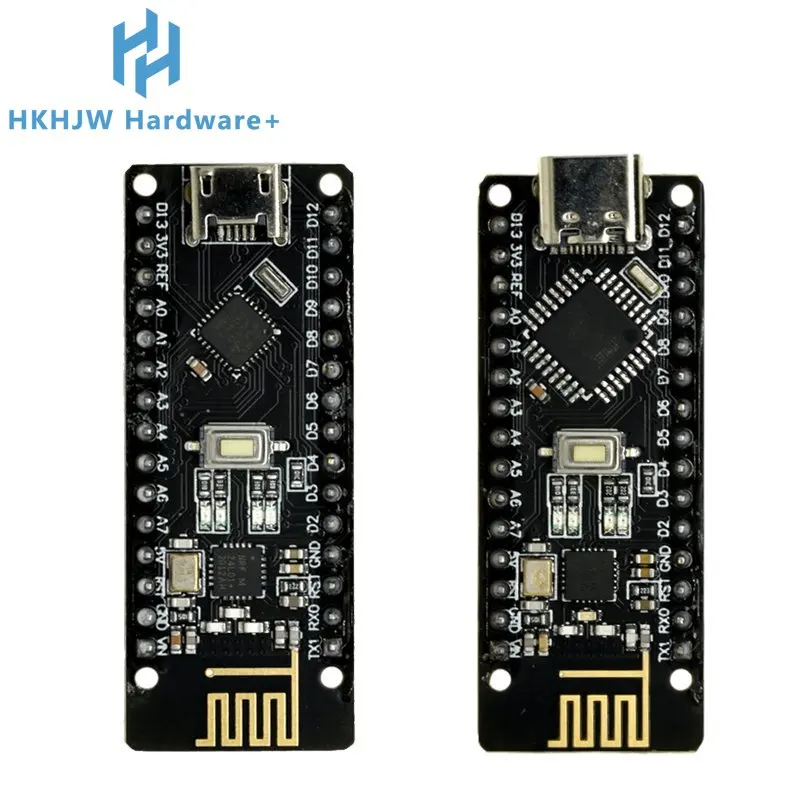 RF-Nano для Arduino Nano V3.0 Micro USB плата ATmega328P QFN32 5 в 16 м CH340 интегрированная NRF24L01 + 2 4G