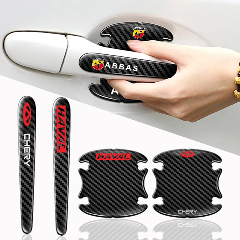 

8pcs Car Door Handle Exterior Details Stickers Film for Tesla Model 3 2021 S X Y Invader 3 Bonina Cruze Hilux Car Accessories