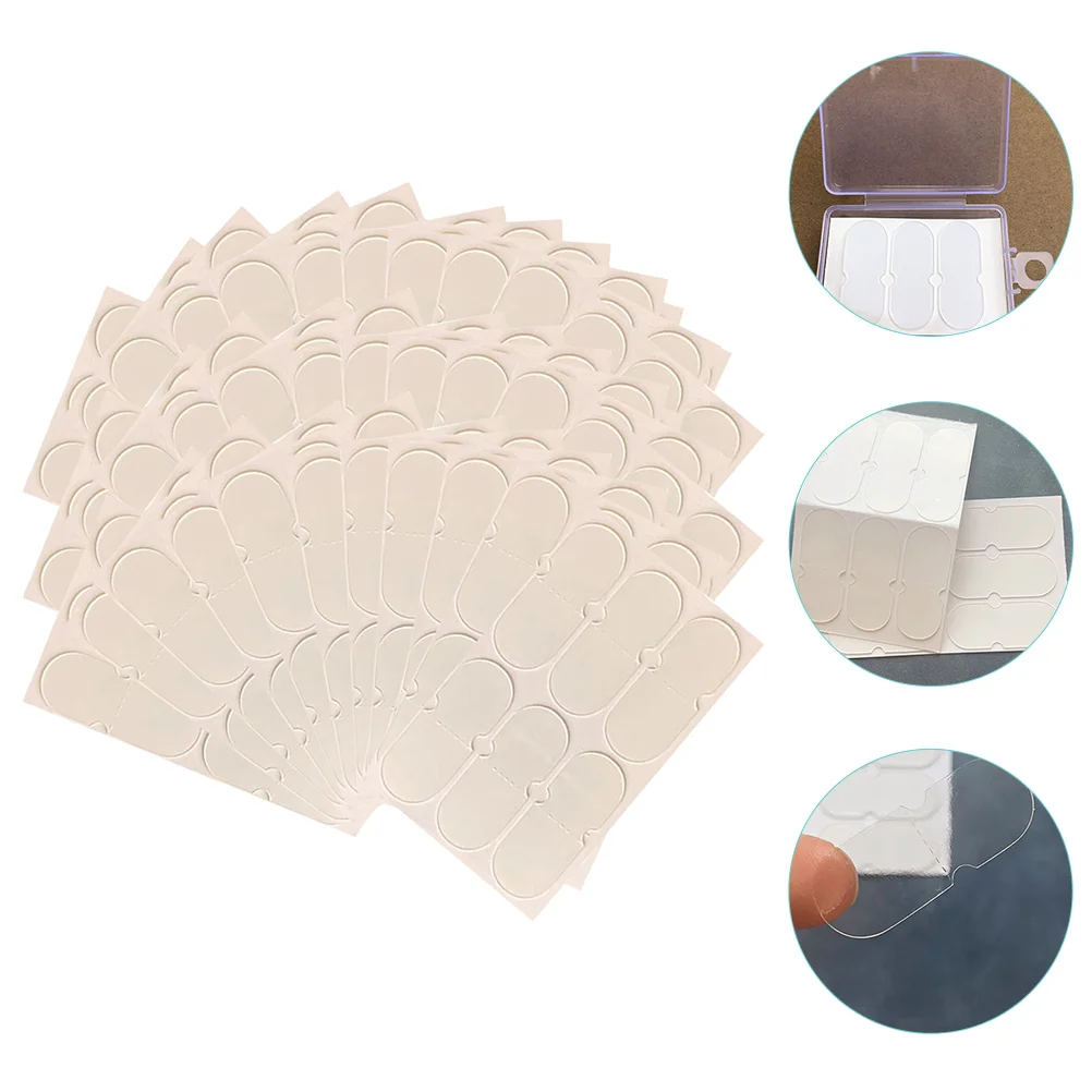 

60 Pcs Ear Stickers Correction Transparent Tape Vertical Silicone Elf Veneer Silica Gel Cosmetics