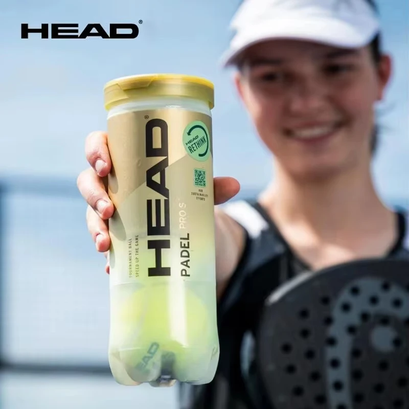 Фото Теннисные мячи HEAD Paddle 3B HEAD PADEL Тренировочный мяч для соревнований 1 банка = 3 мяча Тип управления скоростью Специально для падельного тенниса №4
