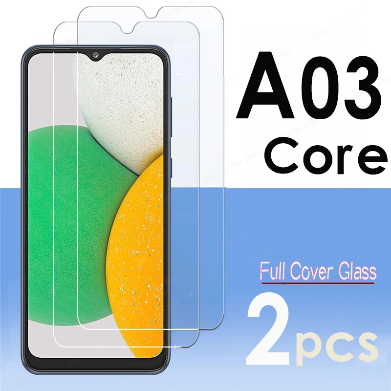 

2PCS Tempered Glass For Samsung Galaxy A03 Core Anti-scratch Screen Protector 2.5D 9H Film Glass for A03 A03s A 03 core 03s