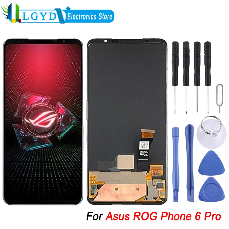 

ЖК-экран AMOLED с дигитайзером в сборе для Asus ROG Phone 6 Pro 6,78 дюйма