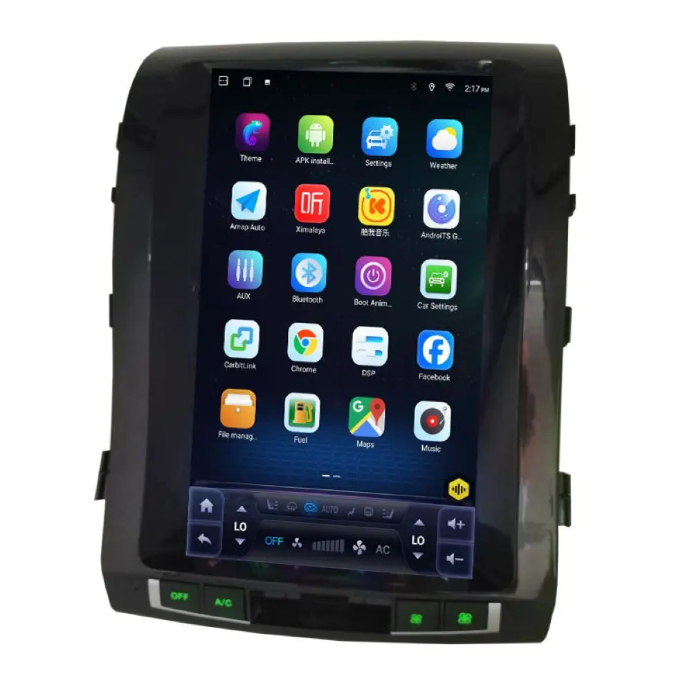 Авторадио мультимедийный плеер подходит для Toyota CruiserToyota Land Cruiser LC200 08-15 стиль 13 3