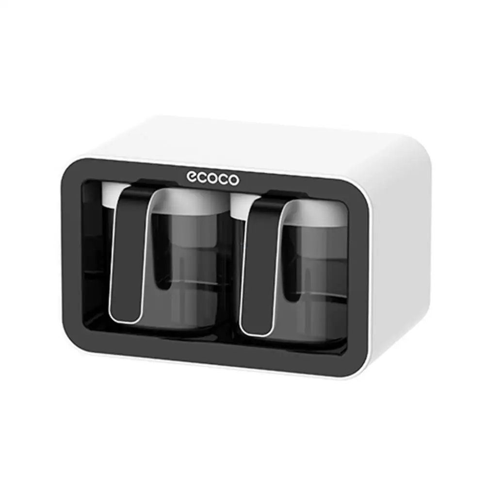 

2/3 чашки настенное крепление стойка для специй Органайзер аксессуары для сахарницы соли шейкер искусственные коробки с ложками товары для ...