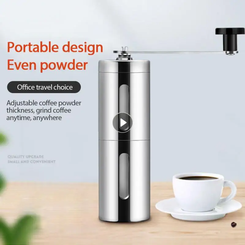 

Manual Coffee Grinder Mini Stainless Steel Hand Handmade Coffee Bean Burr Grinders Mill Kitchen Tool Grinders Coffee Accessories