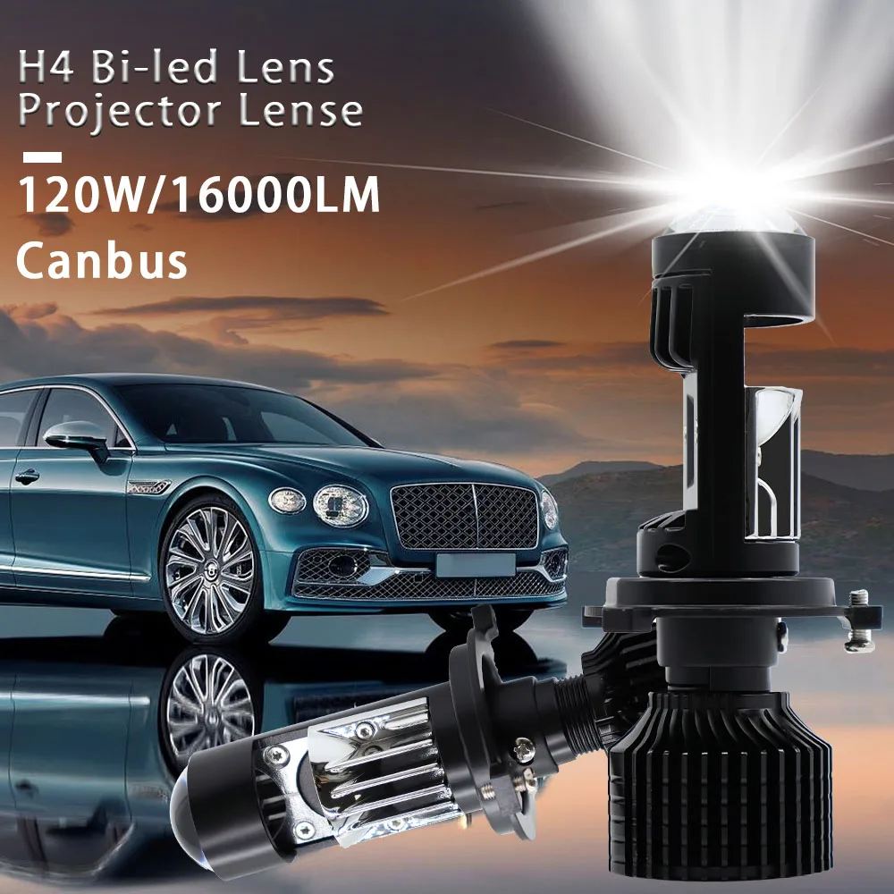 

Canbus Headlight Led H4 Led Projector Lens Beam h7 with Lenses Bulb Super Bright Automobile Fog Lamp Motorcycle Plug and Play