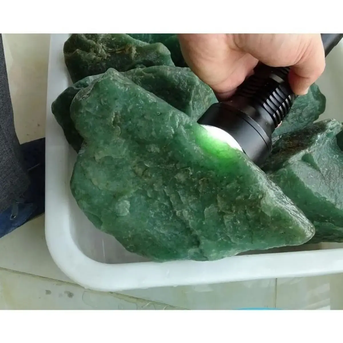 Natural Large Green Dongling Jade Original Stone Ornaments Carved Wool Dongling Jade Raw Material Pendant Bracelet Material