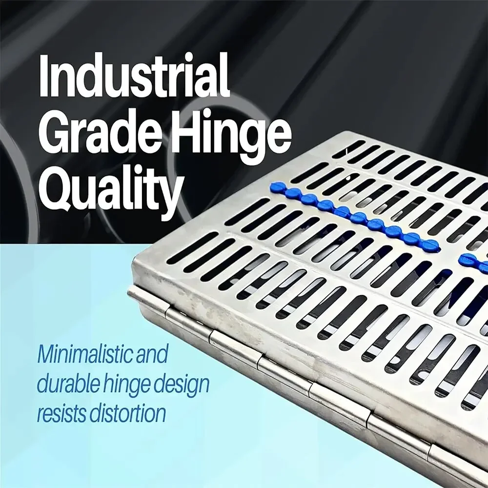 Коробка для стерилизации стоматологических инструментов из нержавеющей стали