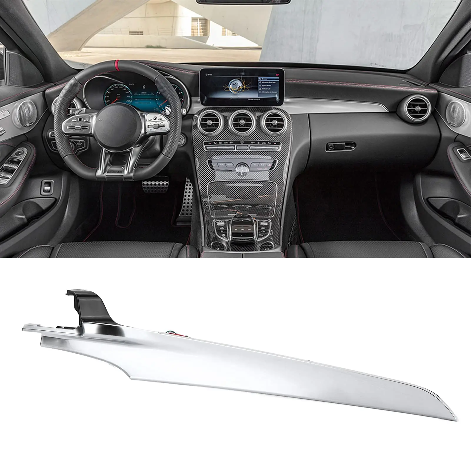 Крышка Приборной Панели Автомобиля Второго Пилота С Левым Рулем Окружающий Свет