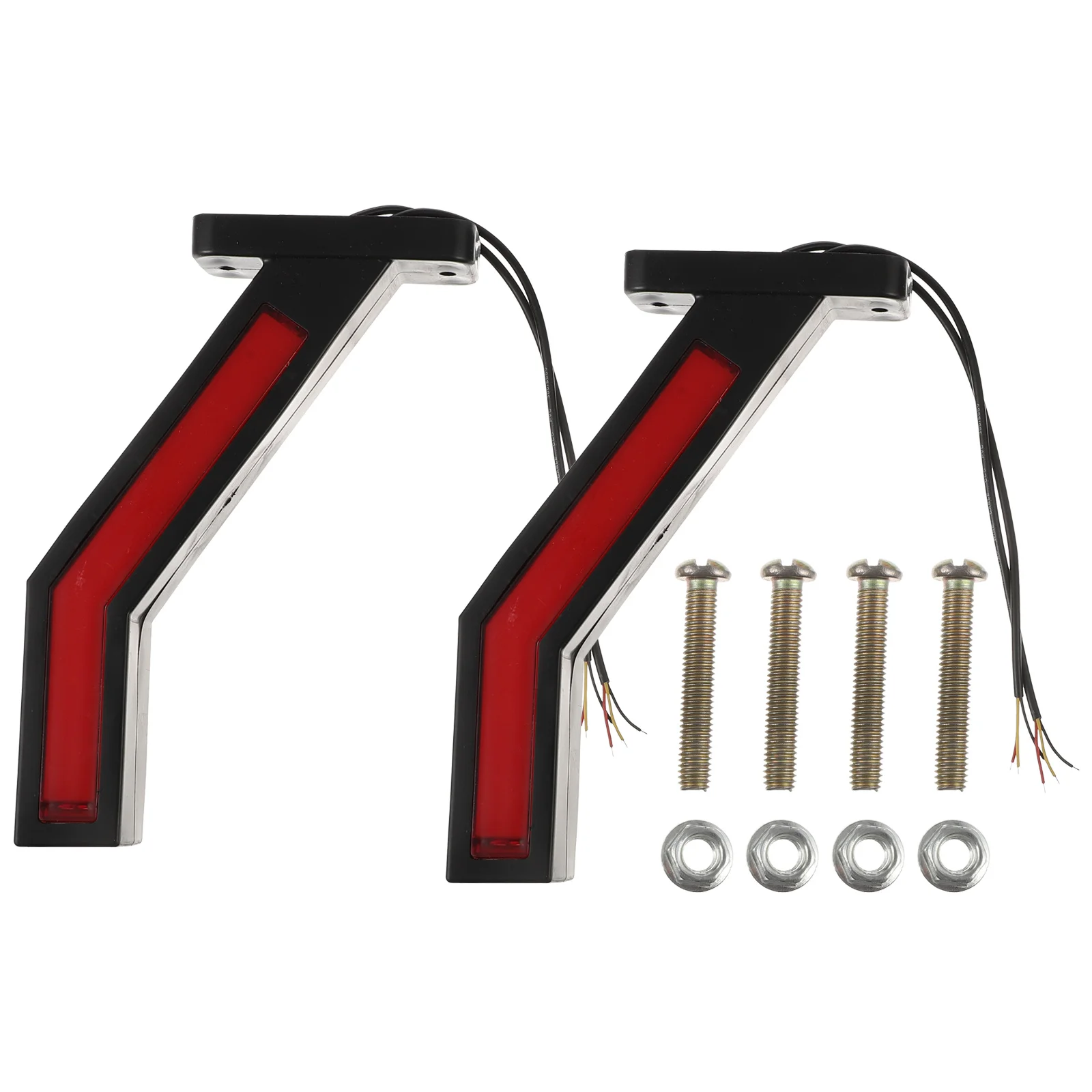 

2 Pcs Accessories Truck LED Light Tail Trailer Taillight Replacement Environmental Abs