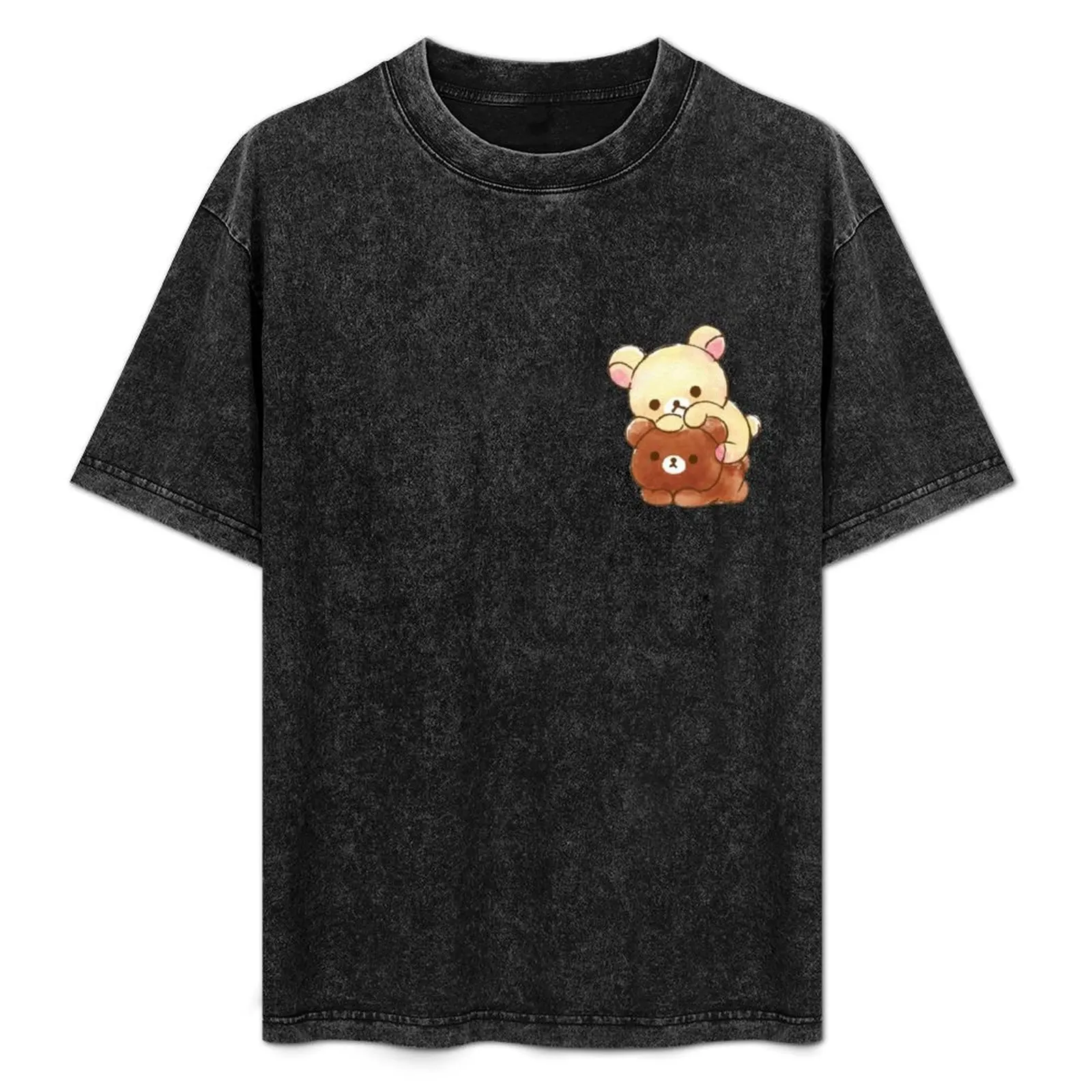 Фото Футболка Rilakkuma tsum tusm с короткими рукавами для высоких и крупных людей №1
