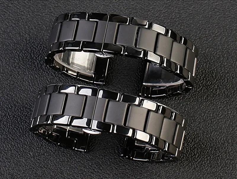 No Gaps Ceramics Strap for Galaxy Watch 4 44mm 40mm Metal Connector+ Band for Samsung Galaxy Watch 4 Classic 42mm 46mm Bracelet