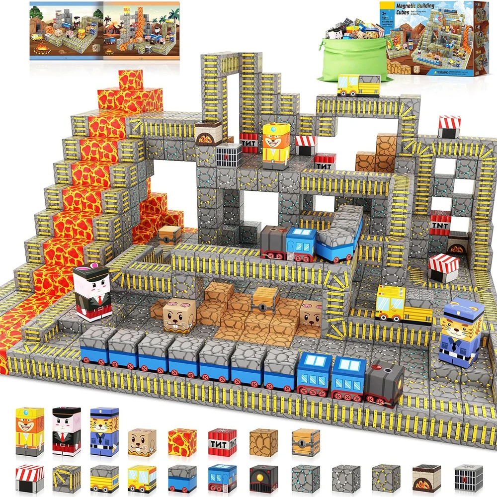 Магнитный Вал Игрушечный Конструктор Кубик Мира Магнитная Головоломка Для