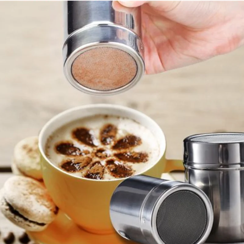 

Контейнер для сахарницы и какао-порошка, из нержавеющей стали