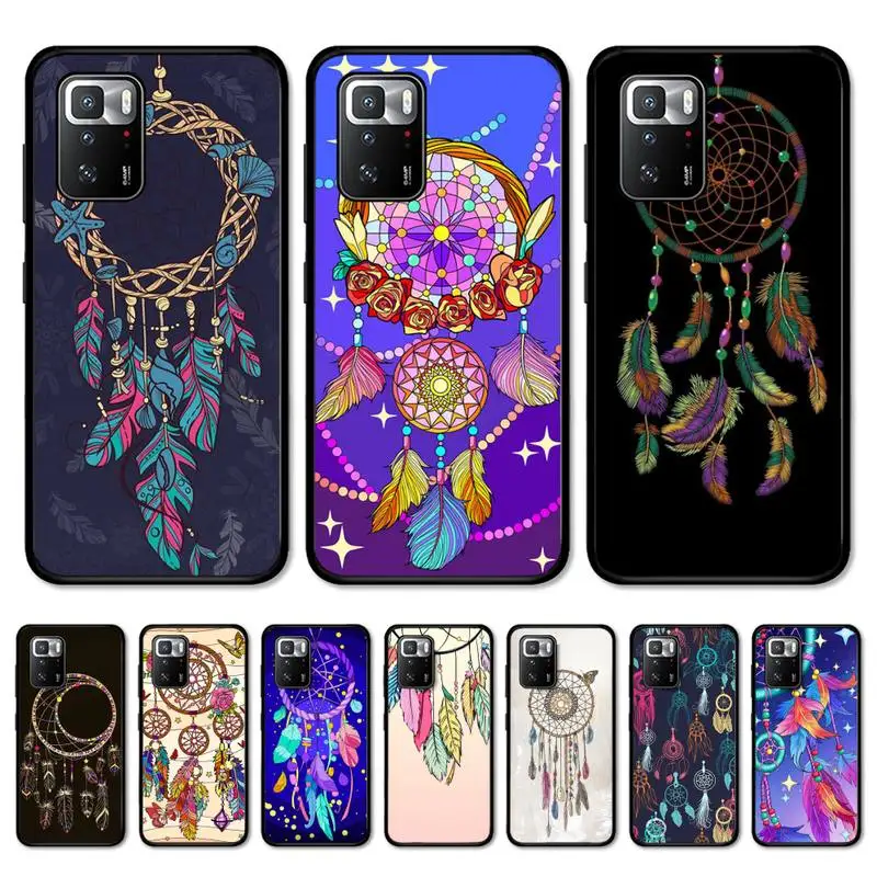 

Dream Cather Feathers Phone Case for Redmi 5 6 7 8 9 A 5plus K20 4X S2 GO 6 K30 pro