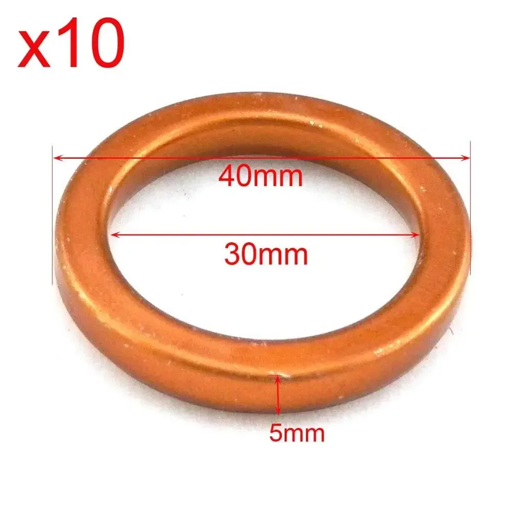 

10 шт., прокладка глушителя для мотоцикла 49cc 50cc 60cc 70cc 80cc 110cc 150cc 125cc скутер, велосипед, квадроцикл, мопед