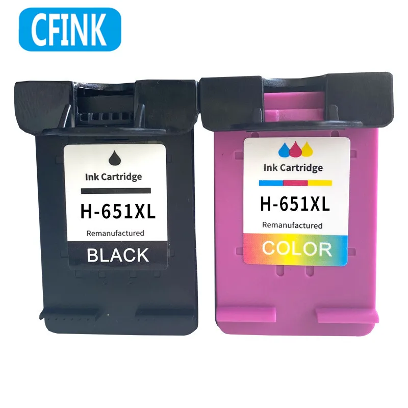 Чернильный картридж 651XL 651 XL черного цвета для принтера HP Ink Advantage 5575 5645 202 252 202C 252C