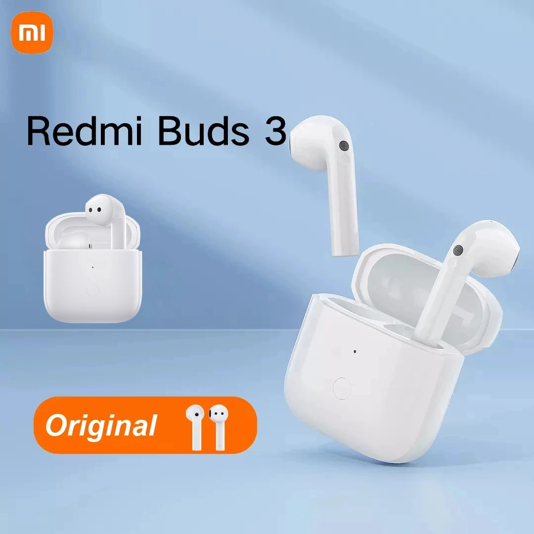 Беспроводные наушники Xiaomi Redmi Buds 3 TWS Bluetooth с двойным микрофоном шумоподавление