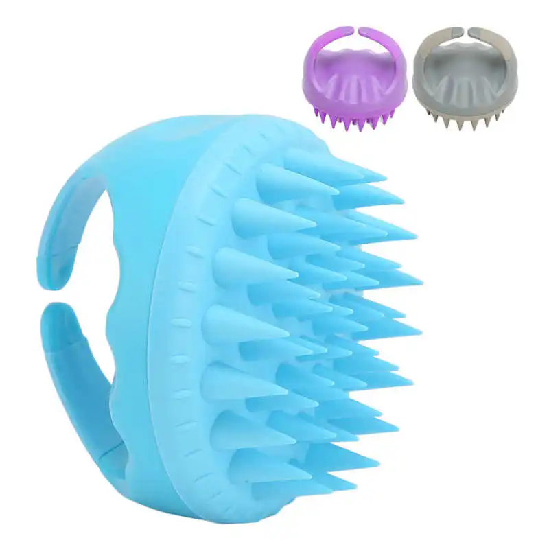 

Massager Brush Scalp Care Hair Brush Silicone for All Hair Types