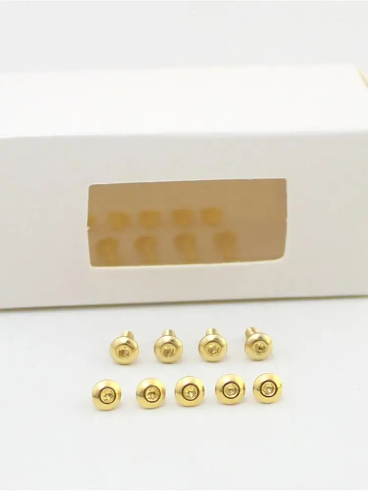 Золотистые винты SXK style 9 шт. для заготовки V4 коробка BB золотистые аксессуары из