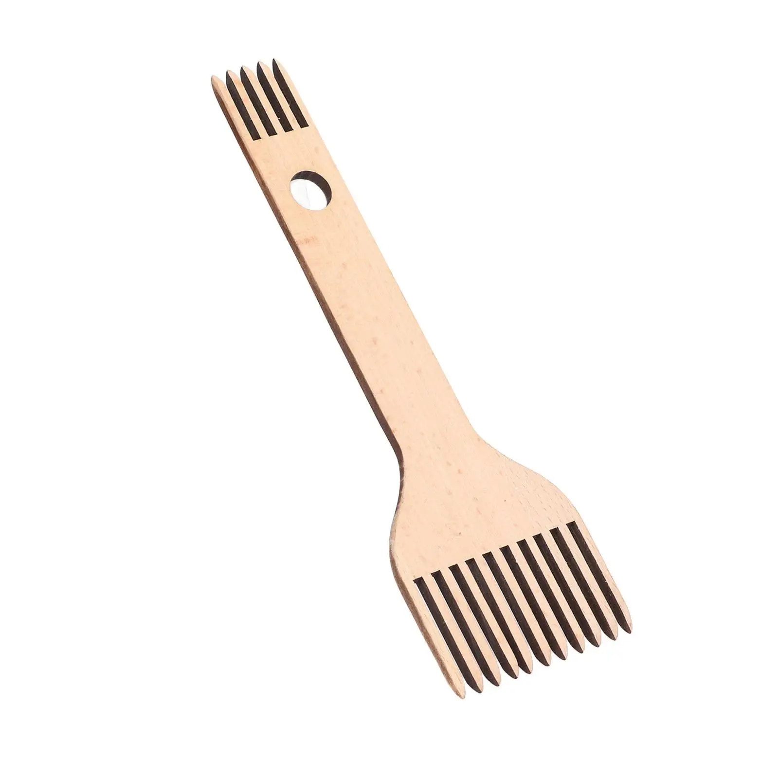 Двухсторонние деревянные ткацкие расчески из бука для плетения эргономичный