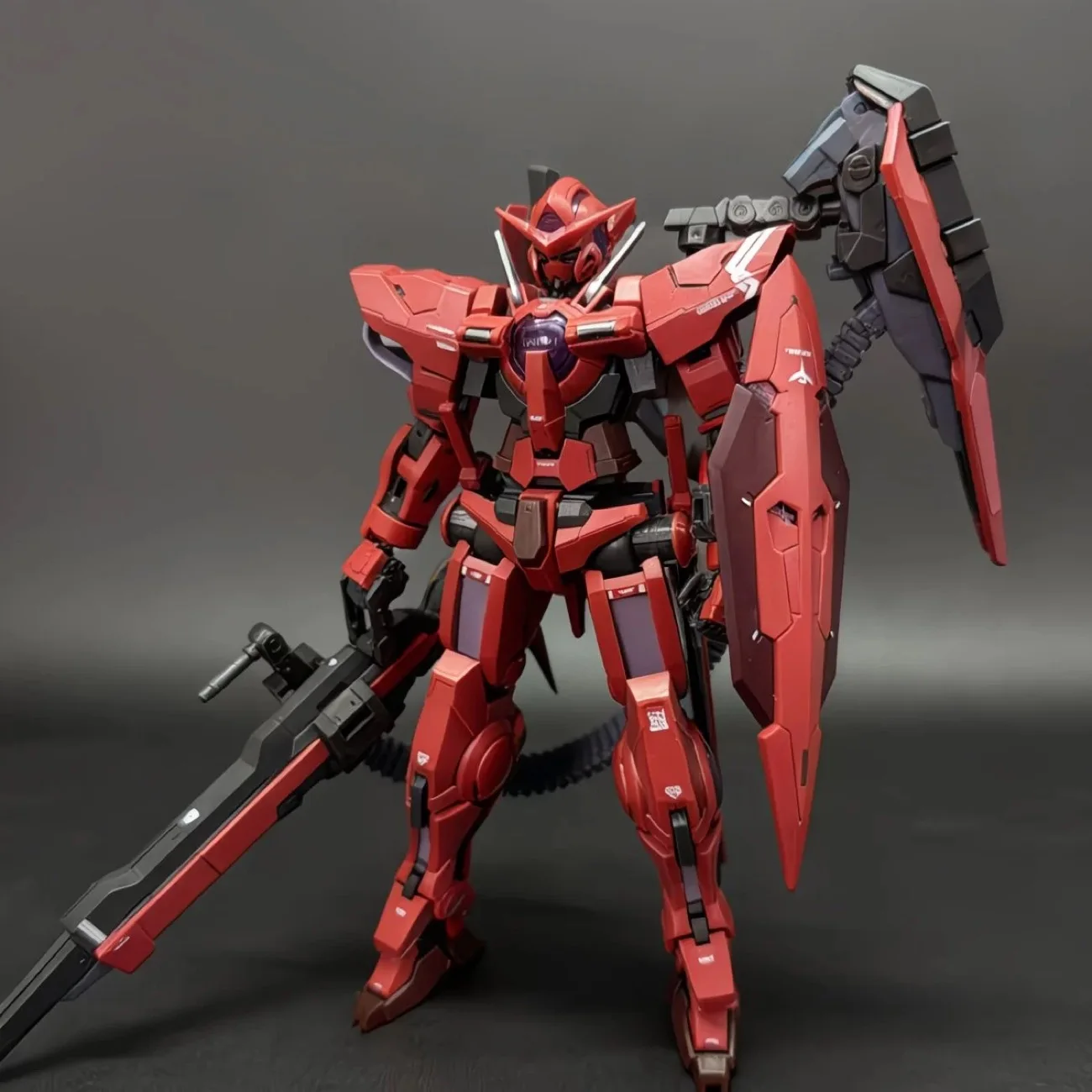 Фото Новая модель Siyanzai KO Exia i GN-001, экшн-фигурка, масштаб 1/100, сборная модель, комплект 00, аниме-фигурка, декор комнаты, подарок на день рождения №4