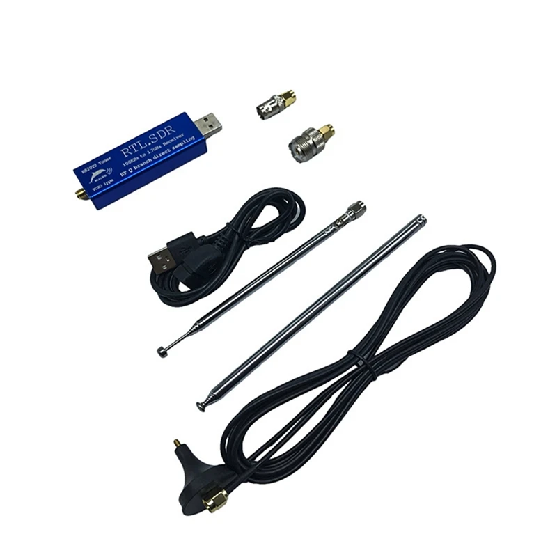 

0.1Mhz-1.7Ghz RTL2832U+R820T2 TCXO ADSB UHF VHF HF FM RTL.SDR USB Tuner Receiver/R820T2+RTL2