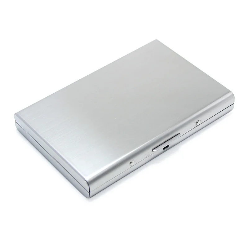 

Fashion Aluminum Anti Magnetic Card Holder Women Men Metal Credit Card Business Card Holders Organizer Purse Wallet Card Wallet