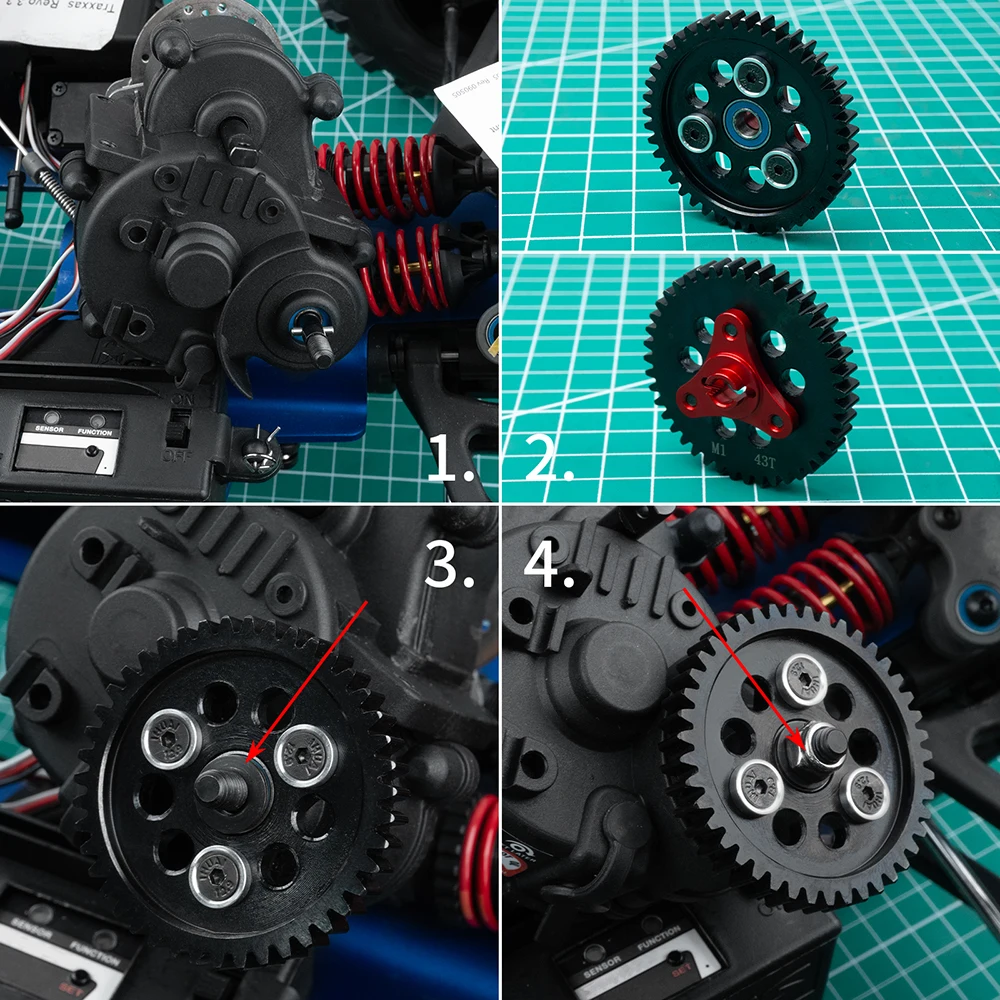 Алюминиевый слиппер MIBIDAO для 110 E-Revo E-Maxx 16,8, бесщеточный Summit T-Maxx 3,3 Revo 3,3, детали для обновления радиоуправляемого автомобиля (art.: 3920caeb2e4fc) - 3920caeb2e4fc