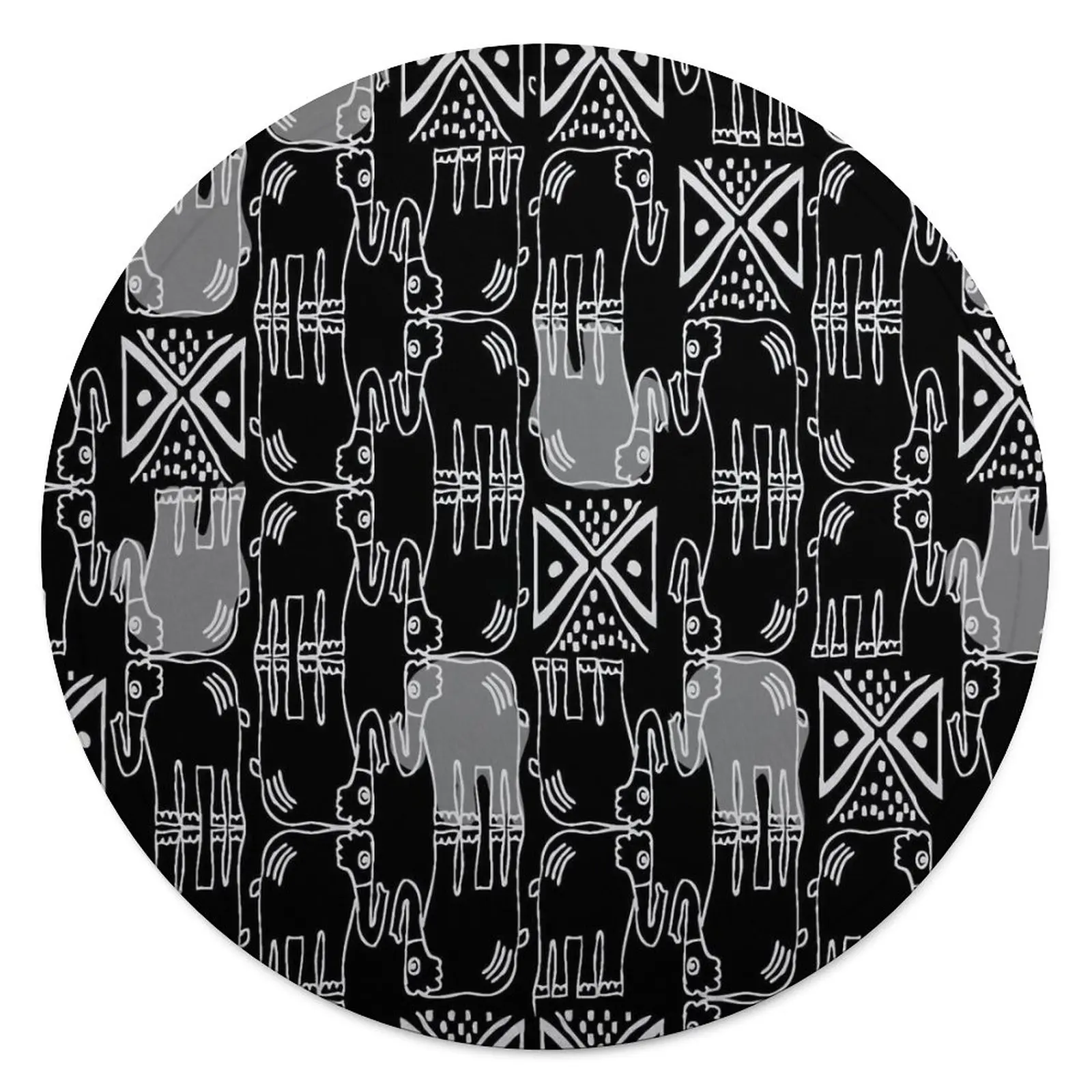 

Флисовое круглое одеяло для медитации с абстрактным изображением животного, мягкое Дешевое пушистое покрывало