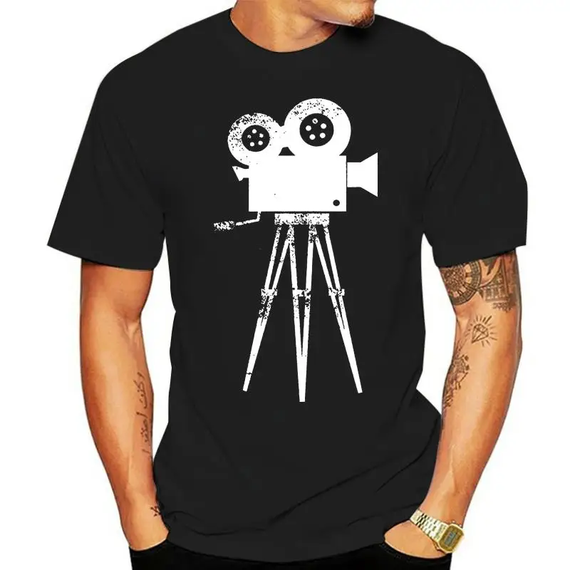 

Quality Print New Summer Style Cotton Camera Cameraman Filmmaker Movie Director T Shirt Tee