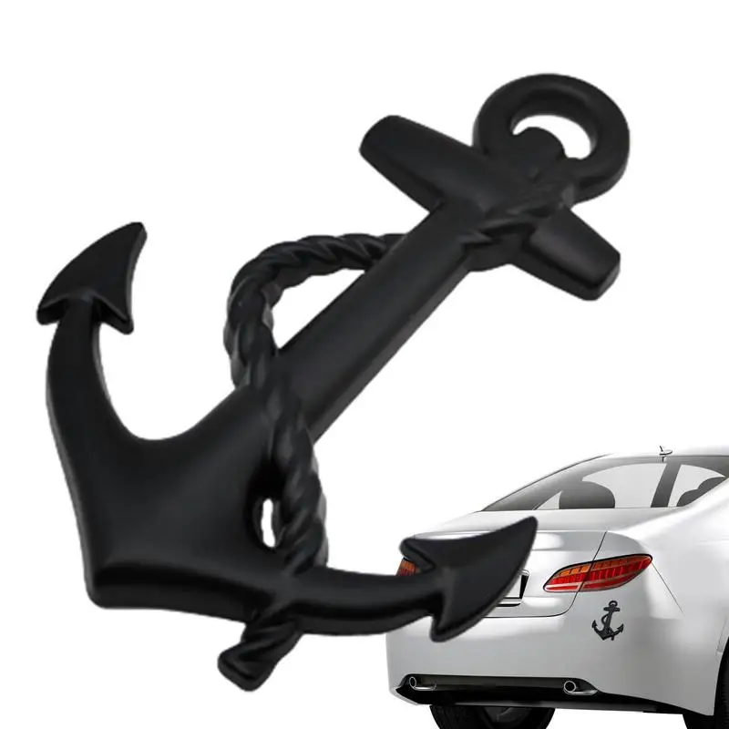 

Автомобильная эмблема якоря, металлический боковой логотип, задний логотип, дверная наклейка, портативный и компактный самоклеящийся автомобильный декор для мотоциклов и