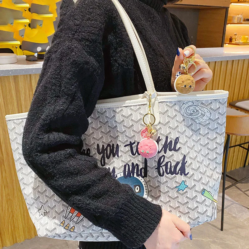 Новинка 2022 мультяшный милый клейкий рисовый кролик модный брелок крутая парная