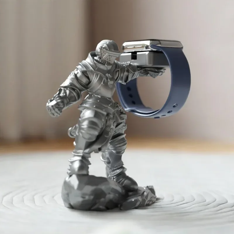 Фото Подставка для Apple Watch из смолы, креативная фигурка, поддержка рук, держатель для Apple Watch, основа для хранения часов, настольные аксессуары Apple №4