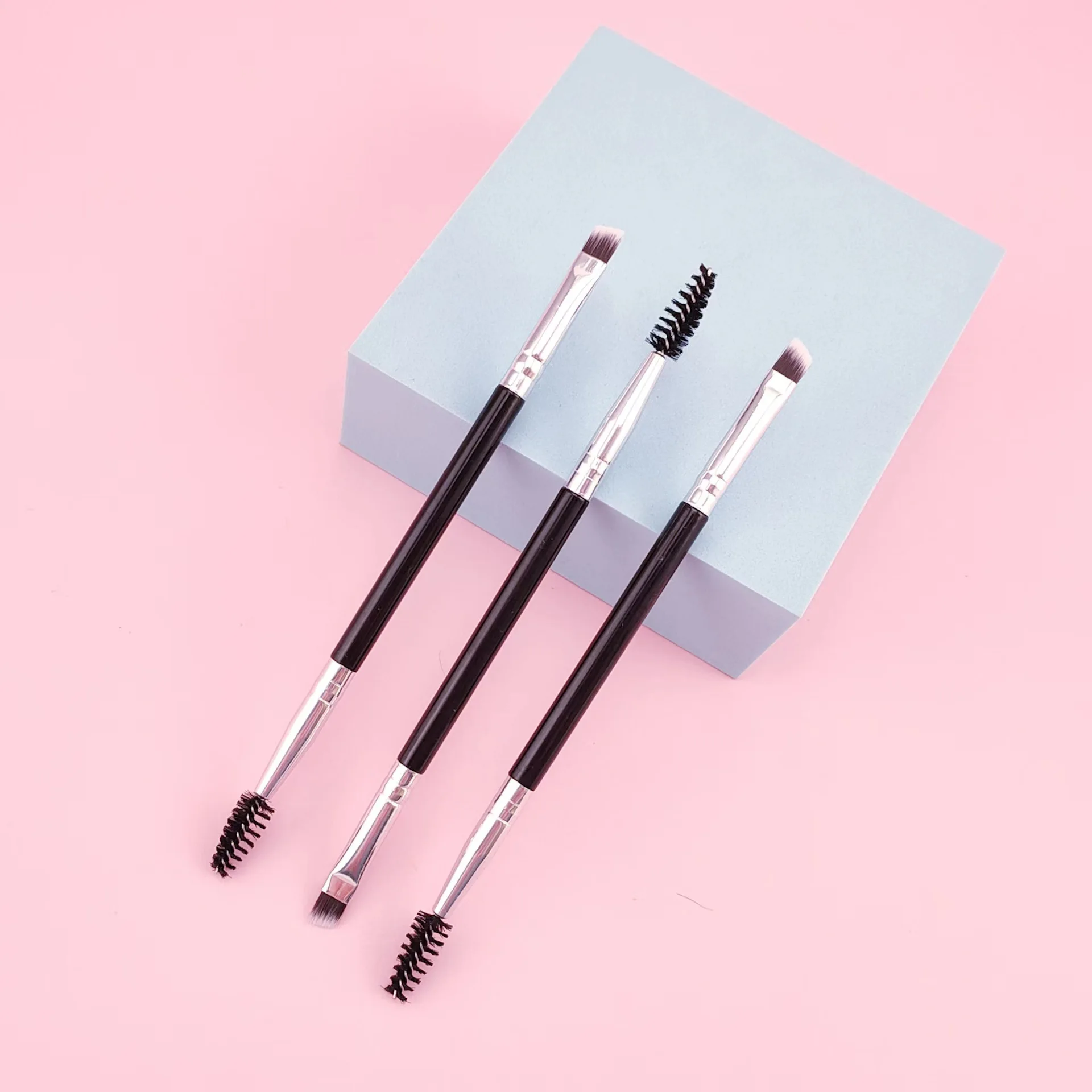 

10 шт., двухсторонняя кисть для бровей