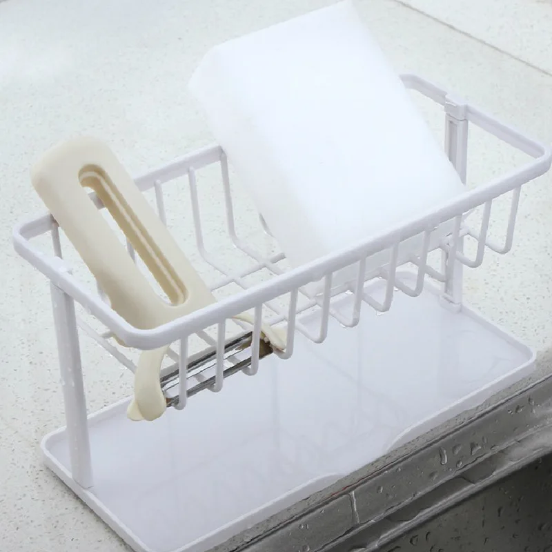 

Sponge drain rack faucet sink storage rack household kitchen countertop cleaning storage rack multi-functional storage rack