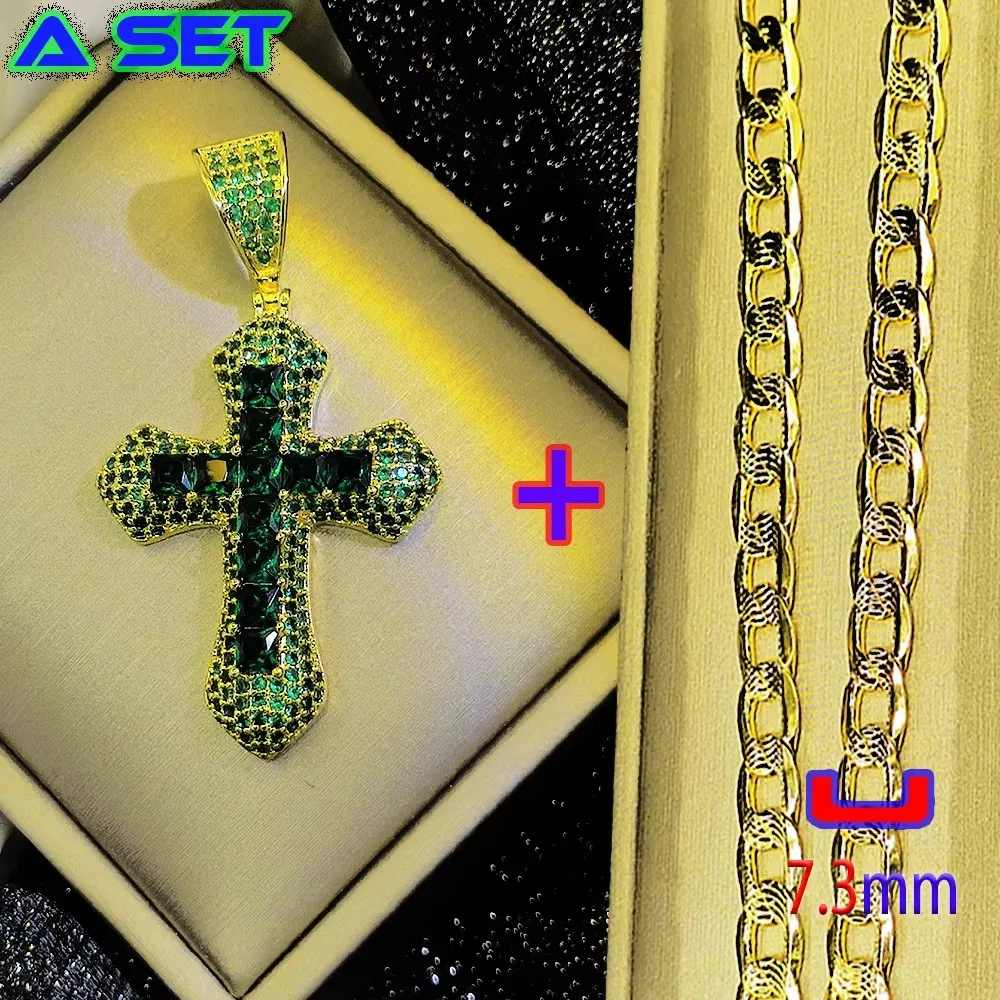 Новое высококачественное колье с подвеской из зеленого кристалла