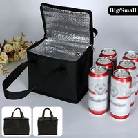 insulated thermal cooler bag portable thermal insulated cooler lunch bags camping chilled bags zip picnic tin foil food pouch