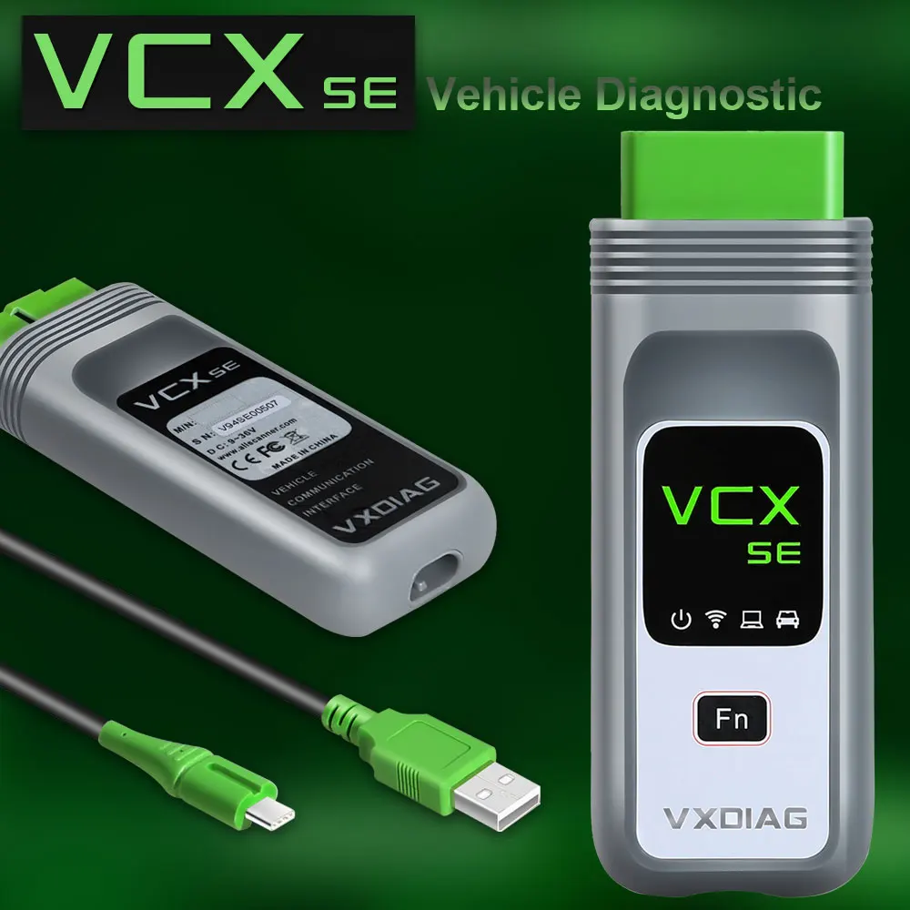 VXDIAG VCX SE Pro Diagnosis 3 в 1 с бесплатным жестким диском для автомобилей GM / Ford / Mazda VW / Audi Honda / Volvo / Toyota / JLR / Subaru.