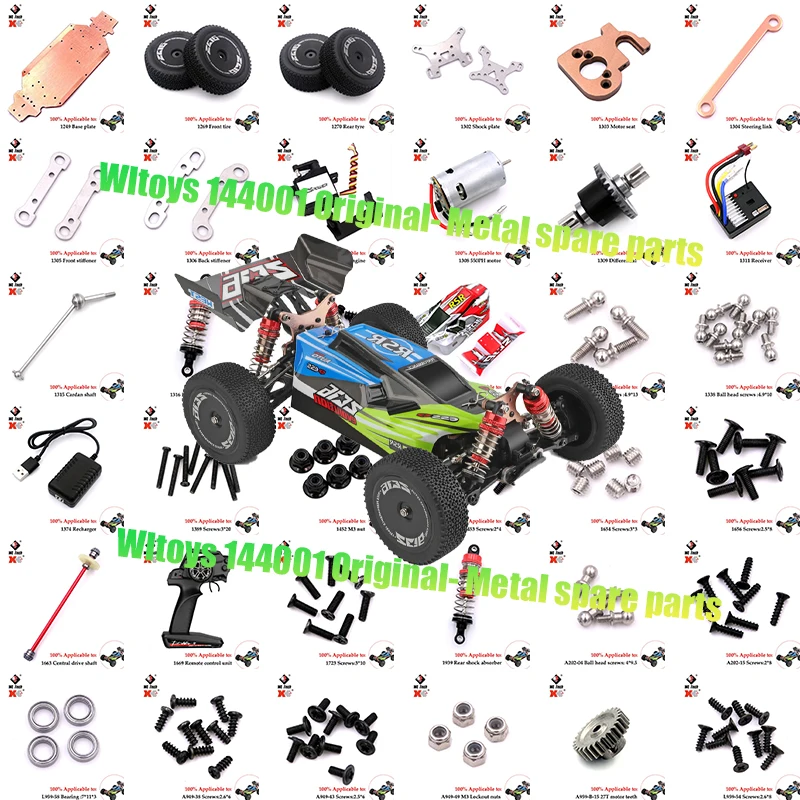 WLtoys 144001 RC автомобиль оригинальные детали мотор поворотный рычаг волновая