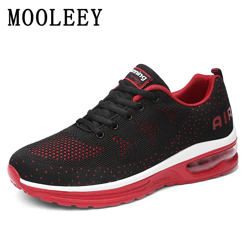 

Autumn Sport Shoe for Women Men Breathable Mesh Colour Blocking Air Cushioned Running Shoe Wearable Cushioning Training Footwear