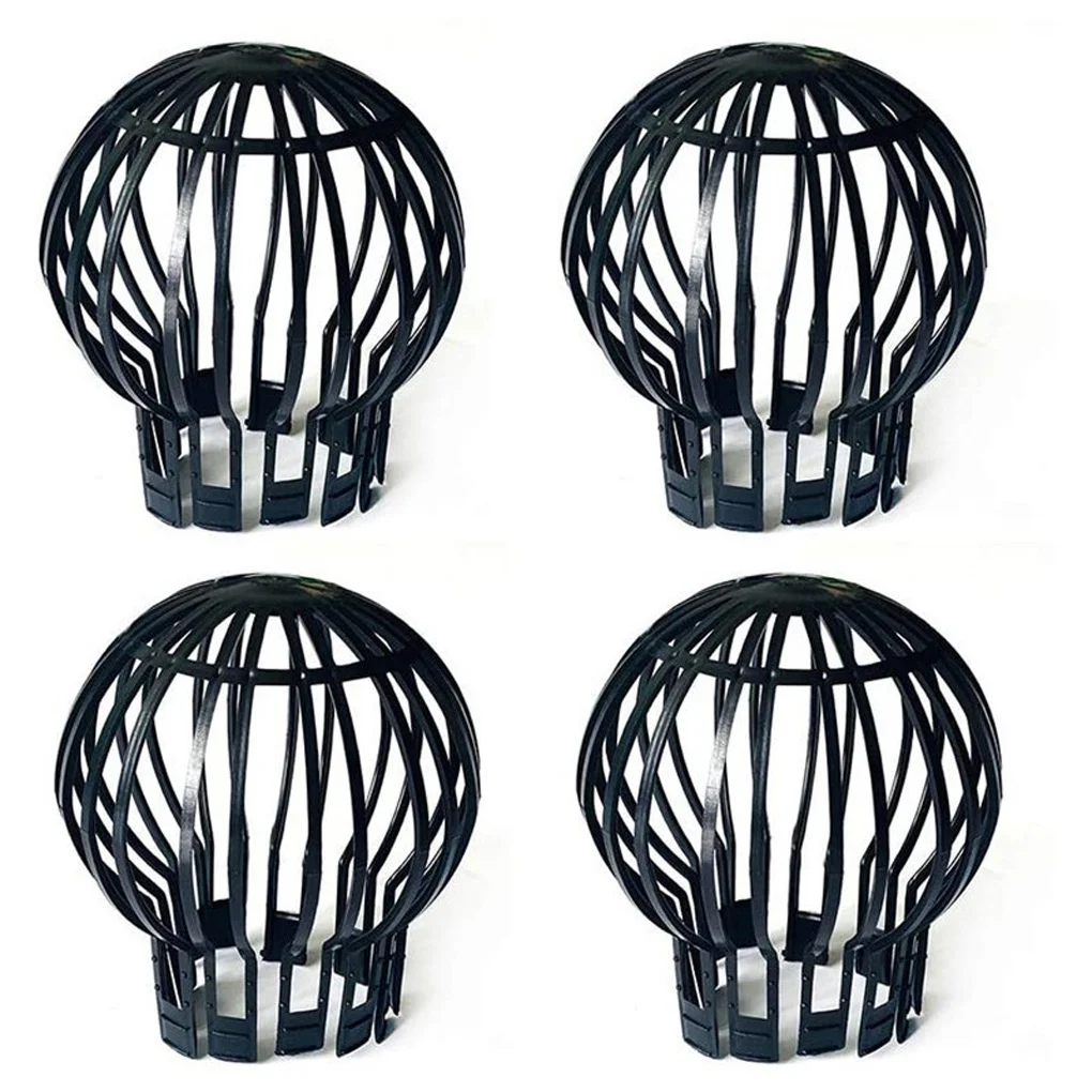 

4 Pieces Plastic Gutter Guards Leaf Branches Filters Overflow Clutter Protector Strainer Universal Spouting Cleaning