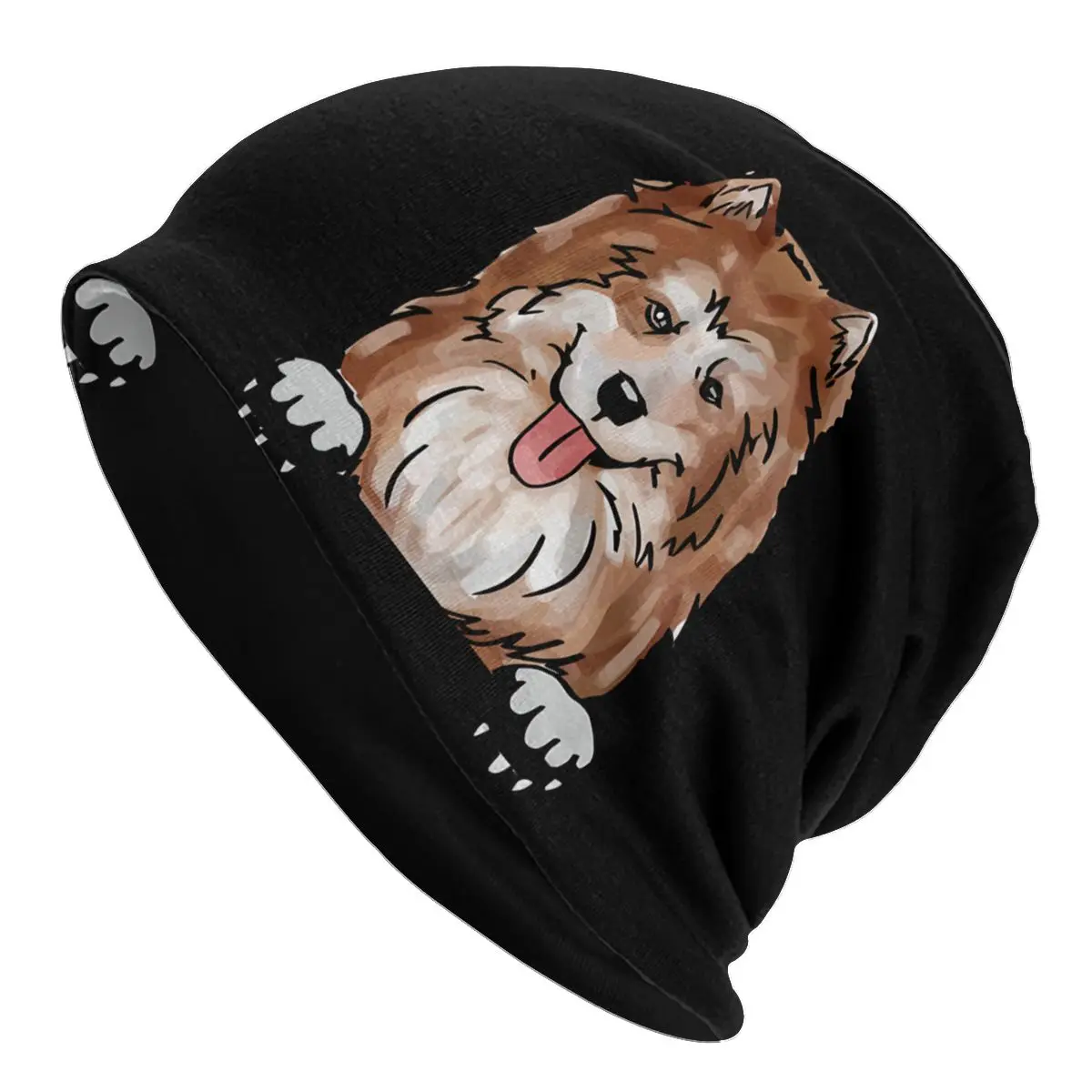 

Elo Dog тонкая шапочка Homme, модные шапочки с подглядывающей собакой, расселлом терьером, шапочки, шапки, Стильные Шапки