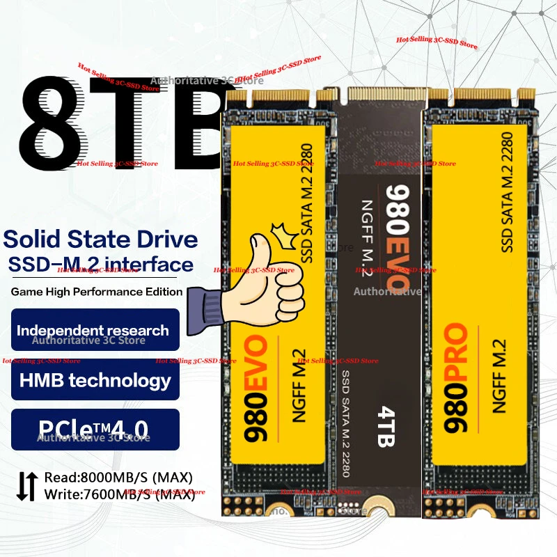 

2023 M2 2280 NVMe SSD 8TB 512gb 256gb 1TB 2TB hdd Hard drive M.2 SSD Hard Disk SATA Hard Drive For famous brand laptop PC